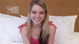 Disabled teenager makes her first porn