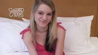 Disabled teenager makes her first porn