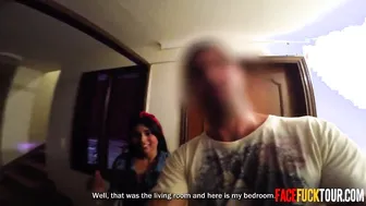 Hispanic Cutie from Dating App Face Banged