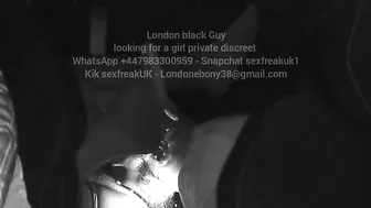 Uber back Seat Twat Eating African London