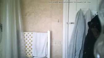 friend jessy getting ready for shower