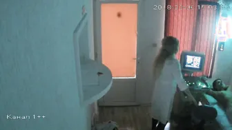 Secret camera into the clinic