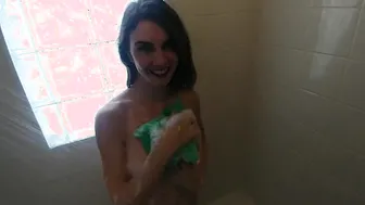 Naked Workout During Winter- Rubbing Snow On My Body
