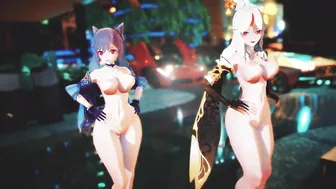 Mmd R18 best Bitch Lady want to Drink all Guys Cum