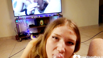 She wants to suck my big cock