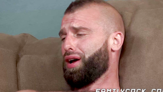Seductive stepson Taylor Reign is thirsty for my attention so I shower him my cum
