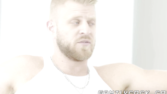 Utilizing every inch of my massive cock to drill Lukas Stone hungry ass
