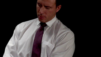 Reese Rideout reaches a fever pitch of lust as he strokes his dick in and out of the