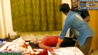 Indian Wife Sharing Sex With Friends and Husband