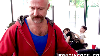 Cute twink stepbrothers pound bareback after taboo rimming