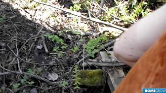 Hairy Pussy In The Woods - Lucy Sky & Grey