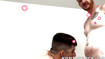 Alluring Brody Kayman masturbates while I caress my hairy ass