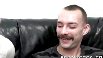 My horny stepdad Marco Napoli and my stepbro fucked my deep ass