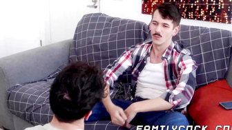 Alluring Asher Day endures deep barefucking from his uncle to get what he wants