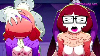 Mystery Detectives Velma & Daphne Encounter MONSTROUS Cocks ▪ EXCLUSIVE 4K Bukkake