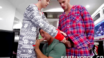 Ripped Jax Thirio wont be hungry for the day after stepbrothers Jesse and Braden feed