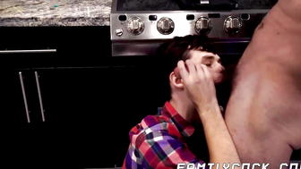 I inject my massive cock in Dakota Lovells mouth after I put my fingers in his mouth