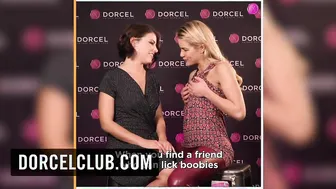 DORCEL INTERVIEW - Adriana Chechik and Cherry Kiss
