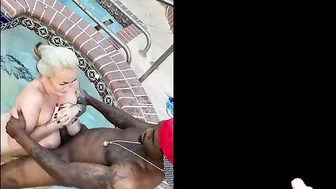 PAWGS Kendra and Natalia take on bbcs inside Jacuzzi