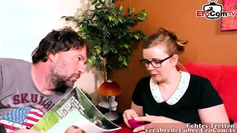 German young chubby housewife with fat butt ass banged