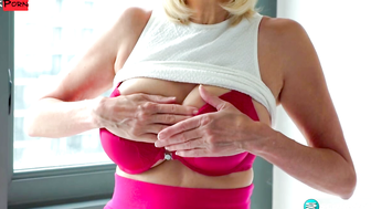 The new big-titted 60Plus MILF (and wife) is named Morgan Shipley