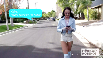 Wild Brunnie Kylie Martin Gets Her Rough Hookup's Dick In The Butt!