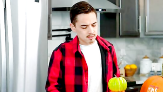 Whitney Oc is decorating a pumpkin when her stepson Juan Loco tries to tell her he's leaving to hang out
