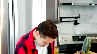 Whitney Oc is decorating a pumpkin when her stepson Juan Loco tries to tell her he's leaving to hang out