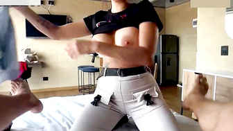 Busty Big Ass Latina MILF Fucks during Interview for Johnny Grey