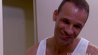 Mature Rodney Steeles rock hard penis is sure to leave mark inside my tight hole
