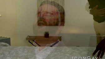 Dark hottie Drake Magnum gets plowed hard by bearded Brendan Patrick