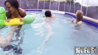 Mofos - Incredible Sexy pool party sex party