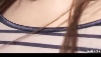 Gigantic-tit dark hair GF Sabrina Taylor offer incredible sexy outdoors HEAD