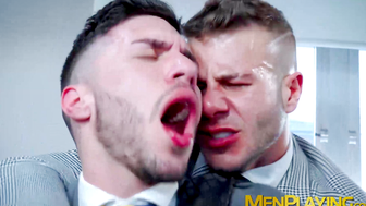Horny Allen King ripped the pants of sexy Luciano and fucks him hard