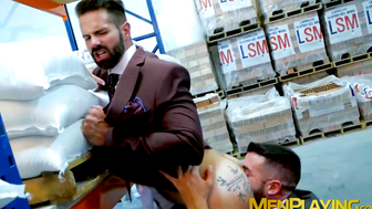 Sexy Dani Robles serves sloppy blowjob before he gave up his ass to Hugo Castellano