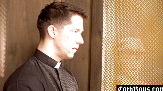 Sinful Priest fucks Altar boy in confession!