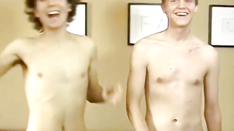 Cute Twinks Delighted To Wank Cocks Side By Side