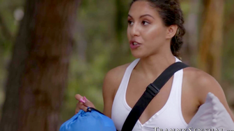 Sultry babe Liv Revamped have threesome with TS Korra and muscled Johhny B