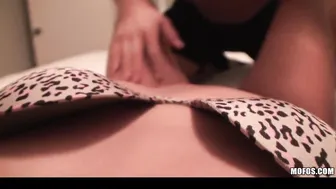 Turned On 18 yo dark haired gf caught on clip gets pounded rough