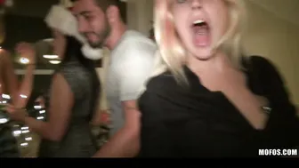 Turned On Young College Women are nailed into Hot sex party gang-bang party