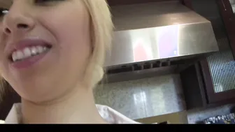 NATURAL TIT BLONDE 18 gf CAUGHT SUCKING  FUCKIN