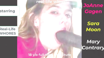 Real-Life Whores on Their Knees starring JoAnne Gagen & Other Real-Life Whores