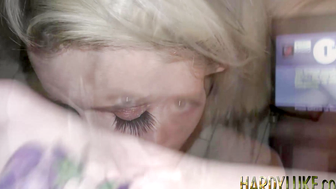 POV British blonde Roxy Lace gets creamed and drilled