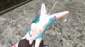 3D Animated Hentai D.va Overwatch Machine Plowed Sqirt