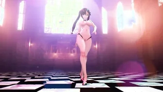 Mmd R18 Keqing Genshin Impact and Spongebob Square Pant Join the Party