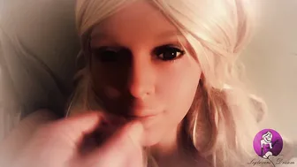 beauty Facial for a beautiful Real Doll - she likes