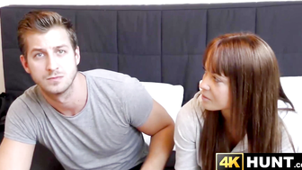 I hammered tiny brunette Angella Christins holes in front of her partner