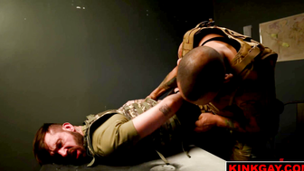 Buck on a dirty mattress inside a jail cell