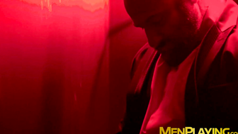 Sexy Leo Bacchus sucked and got banged in the glory hole by hunky Mark Vallant
