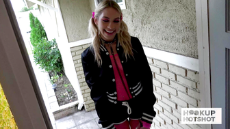 Pervy Blonde Khloe Kapri Gets That Big & Raw Dick In All Her Holes!